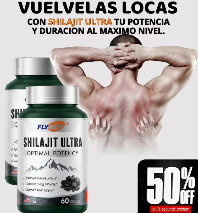 Shilajit Ultra – Máxima Potencia Masculina y Testosterona Natura