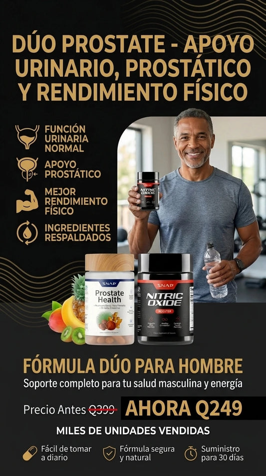 OFERTA 2X1 Dúo Prostate - Apoyo Urinario, Prostático